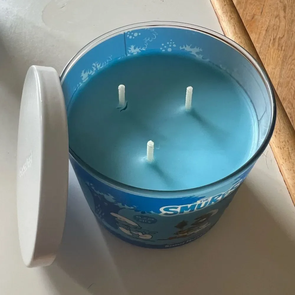 Goose Creek The Smurfs 3 Wick Candle Smurftastic 14.5 Oz